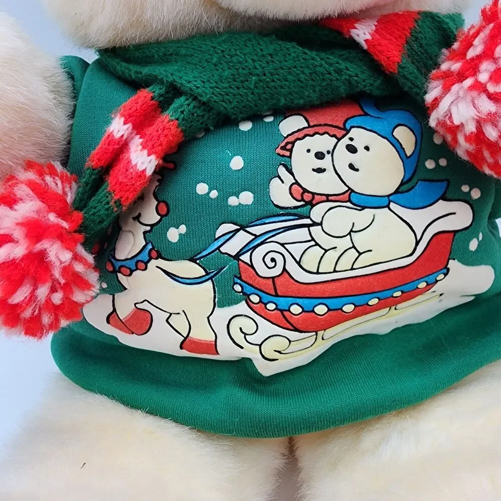 Vintage 1988 Kmart Dan Dee Our Christmas Teddy Boy Bear Plush 21